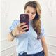 Gestreepte Blouse Studs