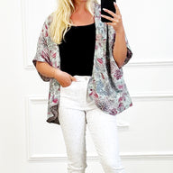 Zijde Reversible Kimono Print
