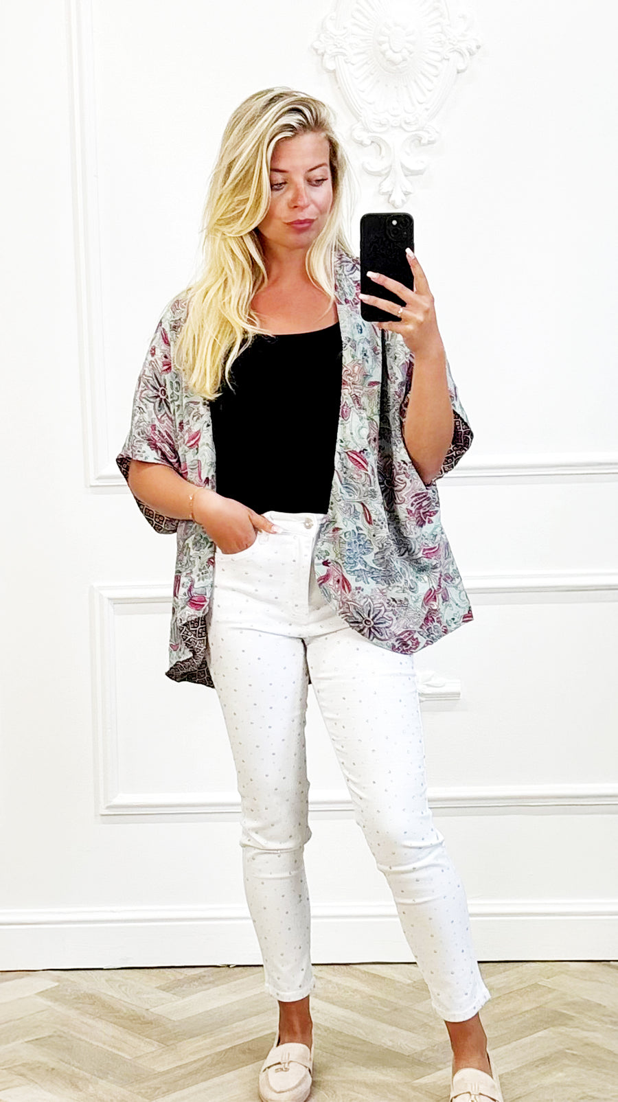 Zijde Reversible Kimono Print