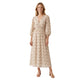 Elena Bohemian Maxi Jurk Taupe