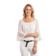 Nora Kanten Blouse  Wit