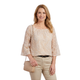 Nora Kanten Blouse Beige
