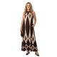Riva Jurk Bruinprint