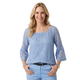 Nora Kanten Blouse Hemelsblauw