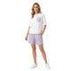 Kyra luipaard co-ord set in lila voor dames - animal print