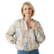 Isla Jacquard Bomberjack Blauw