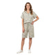 Saar Katoenen Paisley Co-ord Set Beige