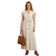 Beige Maxi Jurk