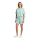 Noor Sportieve Co-ord Set met Shorts Mintgroen