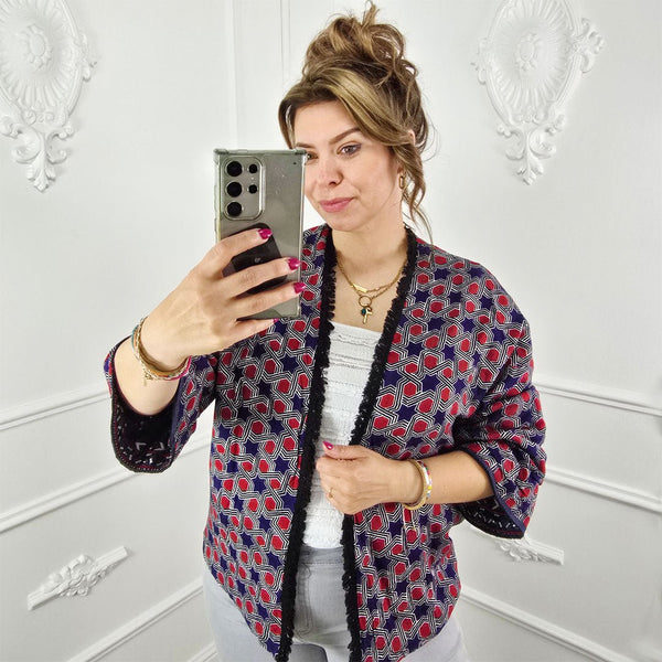 
                    
                      2 - Way Zomerjasje Navy Rood - BlushFashionstore
                    
                  