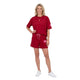 Urban lounge set in rood met neon details voor dames