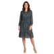 Robe Volants Maori Bleu
