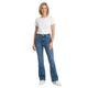Hello Miss Flared Jeans - Donkerblauw