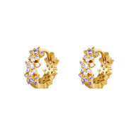 JEWEL || Earring Flower Lila