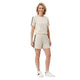 Noor Sportieve Co-ord Set met Shorts Beige