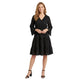Embroidery Dress Black