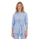 Faye travel gilet en sweater set in hemelblauw voor dames