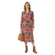 Jolie Robe Chemisier Violet