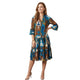 Robe Ibiza Imprimée Cobalt