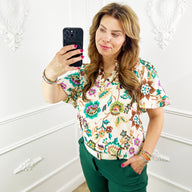 Bloemenprint Top Blouse