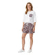 Kyra luipaard co-ord set in zwart voor dames - animal print