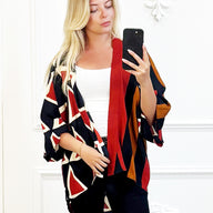 "Katoenen Kimono met Print"
