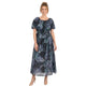 Tencel Lange Dress Indigo Blauw – Verfijnd, vrouwelijk en luchtig