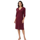 Chastar Tuniek Donkerrood – Elegantie met Diepe V-Hals