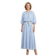 Lila Modal Midi Rok Babyblauw