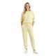 Evi Oversized Co-ord Set met Cropped Ballonbroek Citroengeel