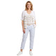 2-Delige Gebreide Set met Zigzag Patroon - Wit