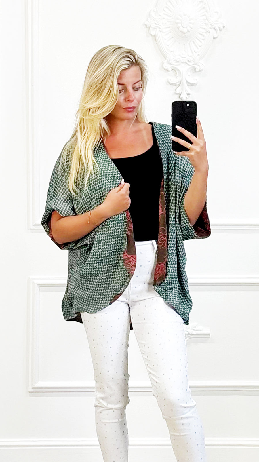Zijde Kimono Draagbaar 2 Zijden