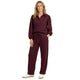 Elegante Ballon Set – Comfortabele Bordeaux Co-ord met Relaxte Pasvorm