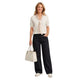 Top met Sjaaldetail - Beige