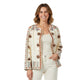 Boho Borduurwerk Zomer Jacket – Elegante Beige Statement Jacket