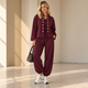 Legerjasje Set met Joggingbroek - Bordeaux
