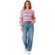 Gebreide Katoenen Top in Roze