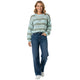 Katoenen Gebreide Top Sea Green