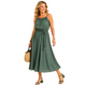 Sofie Maxi Jurk Army