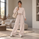 Katoenen Cropped Cargo Set - Oudroze