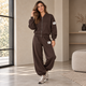 Bomber Set met Ballonbroek - Donkerbruin