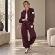 Bomber Set met Ballonbroek - Bordeaux