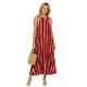 Cloe Glitter Zigzag Jurk Rood