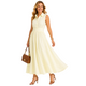 Suus Maxi Blouse Jurk Lichtgeel