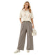 Elegant Wide Leg Pantalon - Taupe
