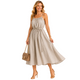 Sofie Maxi Jurk Taupe