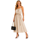 Sofie Maxi Jurk Beige