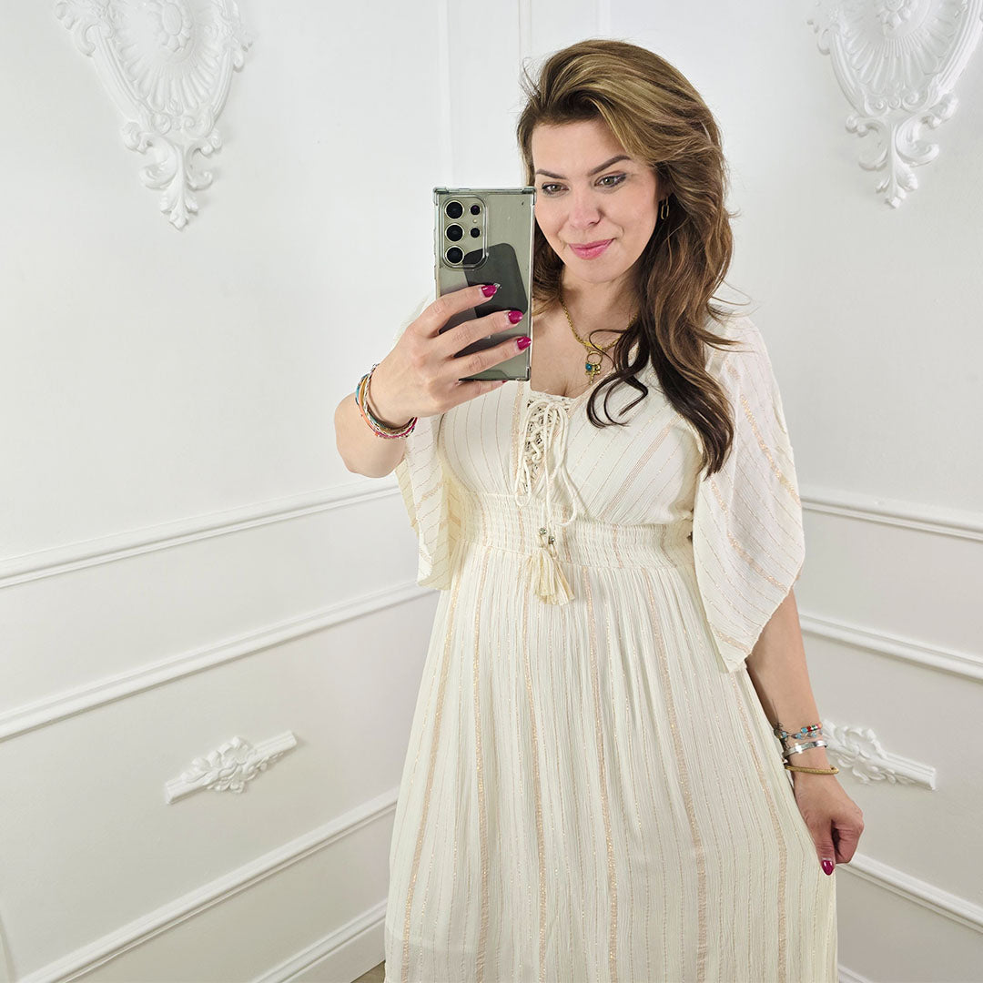Maxi Jurk Ecru