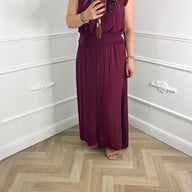 Lurex Set Bordeaux