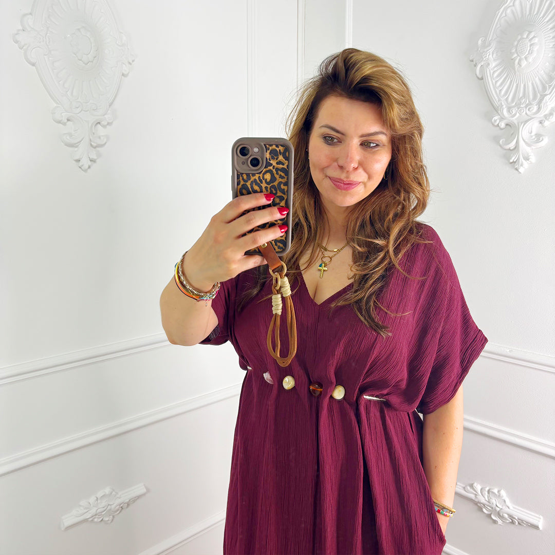 Noa Jurk Bordeaux